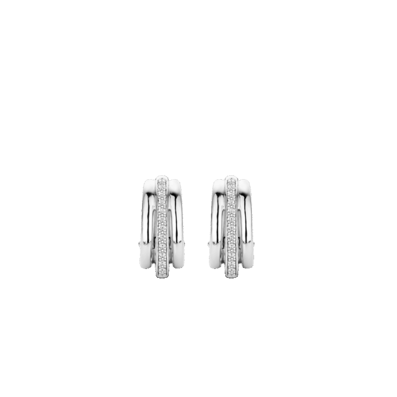 Ασημένια σκουλαρίκια Ti Sento - Image 2