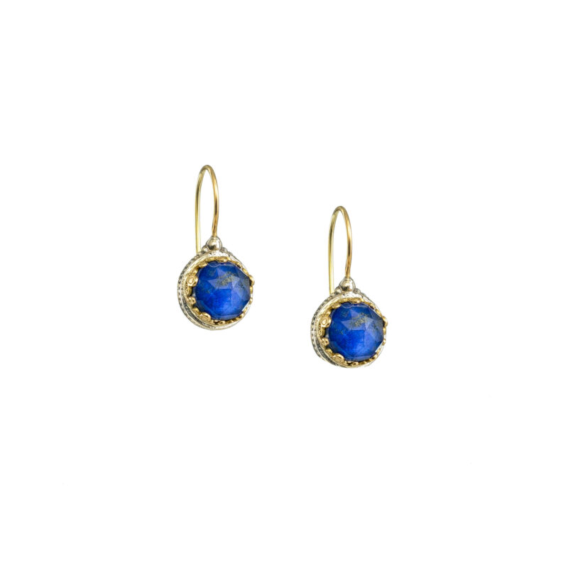 Solid gold and sterling silver Gerochristo drop earrings