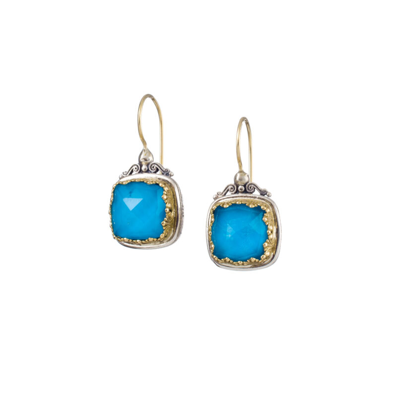 Solid gold and sterling silver Gerochristo earrings