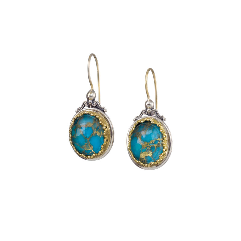 Solid gold and sterling silver Gerochristo earrings
