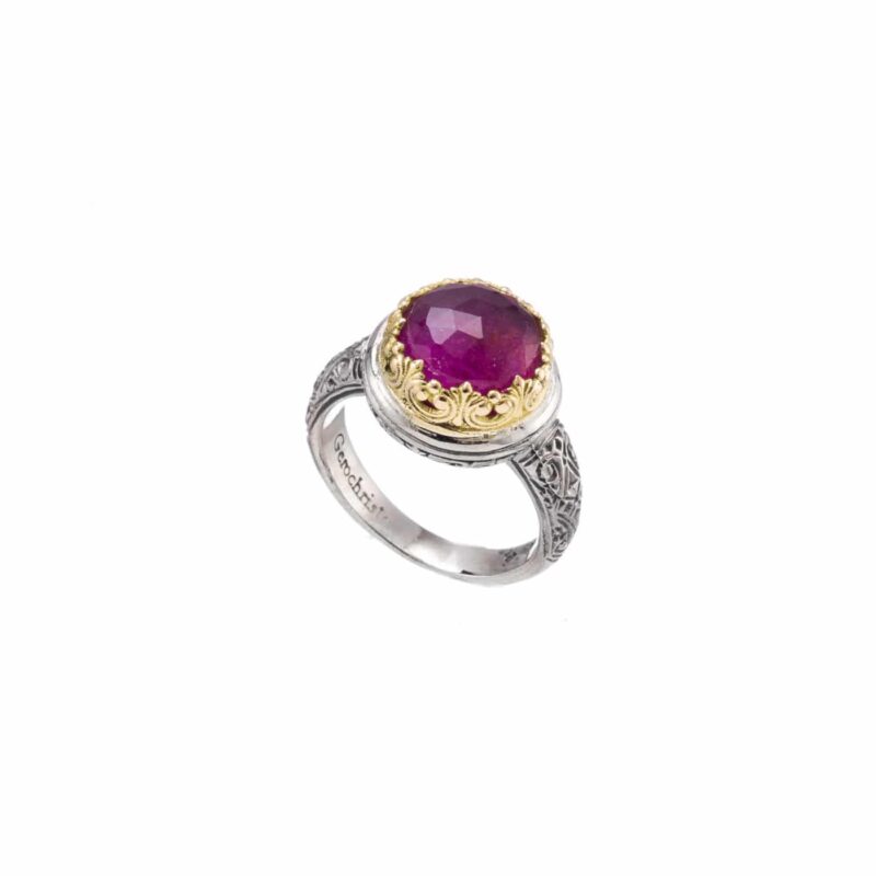 Solid gold and sterling silver Gerochristo ring