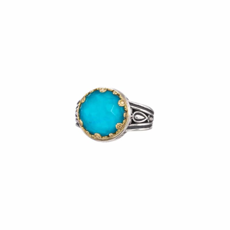 Solid gold and sterling silver Gerochristo ring. - Image 2