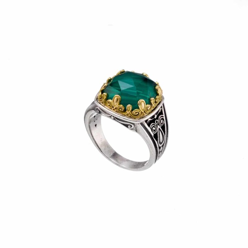 Solid gold and sterling silver Gerochristo ring.