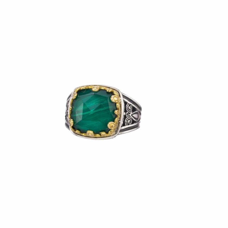 Solid gold and sterling silver Gerochristo ring. - Image 2
