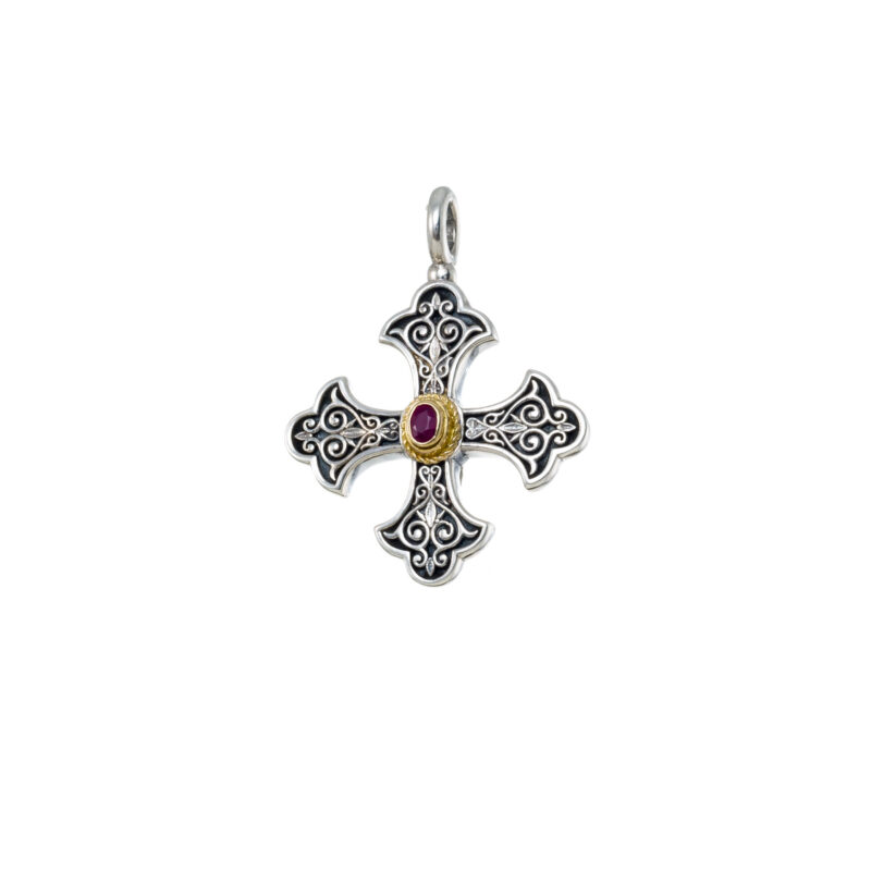 Gerochristo Byzantine Ruby cross