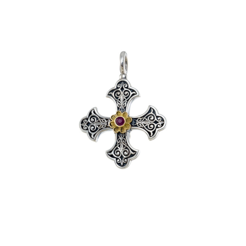 Gerochristo Byzantine Ruby cross